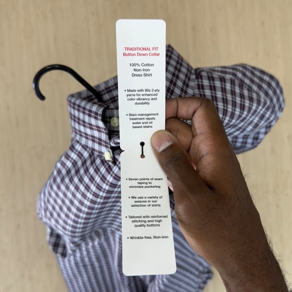 Kirkland Signature Traditional Fit Button up Shirt - Picture 6 of 6